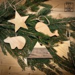 Série YULE - Décoration Noël bois brut fait main